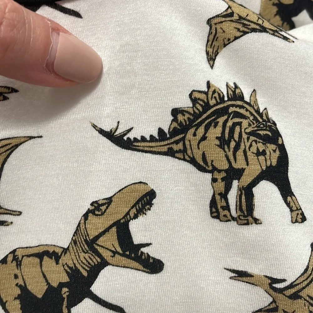 Kate Quinn Varsity Sleeve Dino Romper